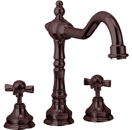 3-pc widespread bathtub faucet