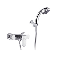 Single handle wall mounted shower mixer